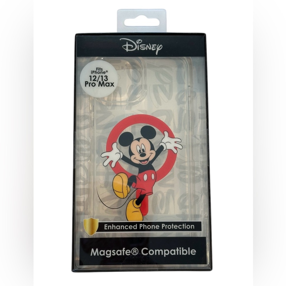 Disney iPhone 12/13 12 13 Pro Max Case MagSafe Mickey Mouse Red Circle NEW